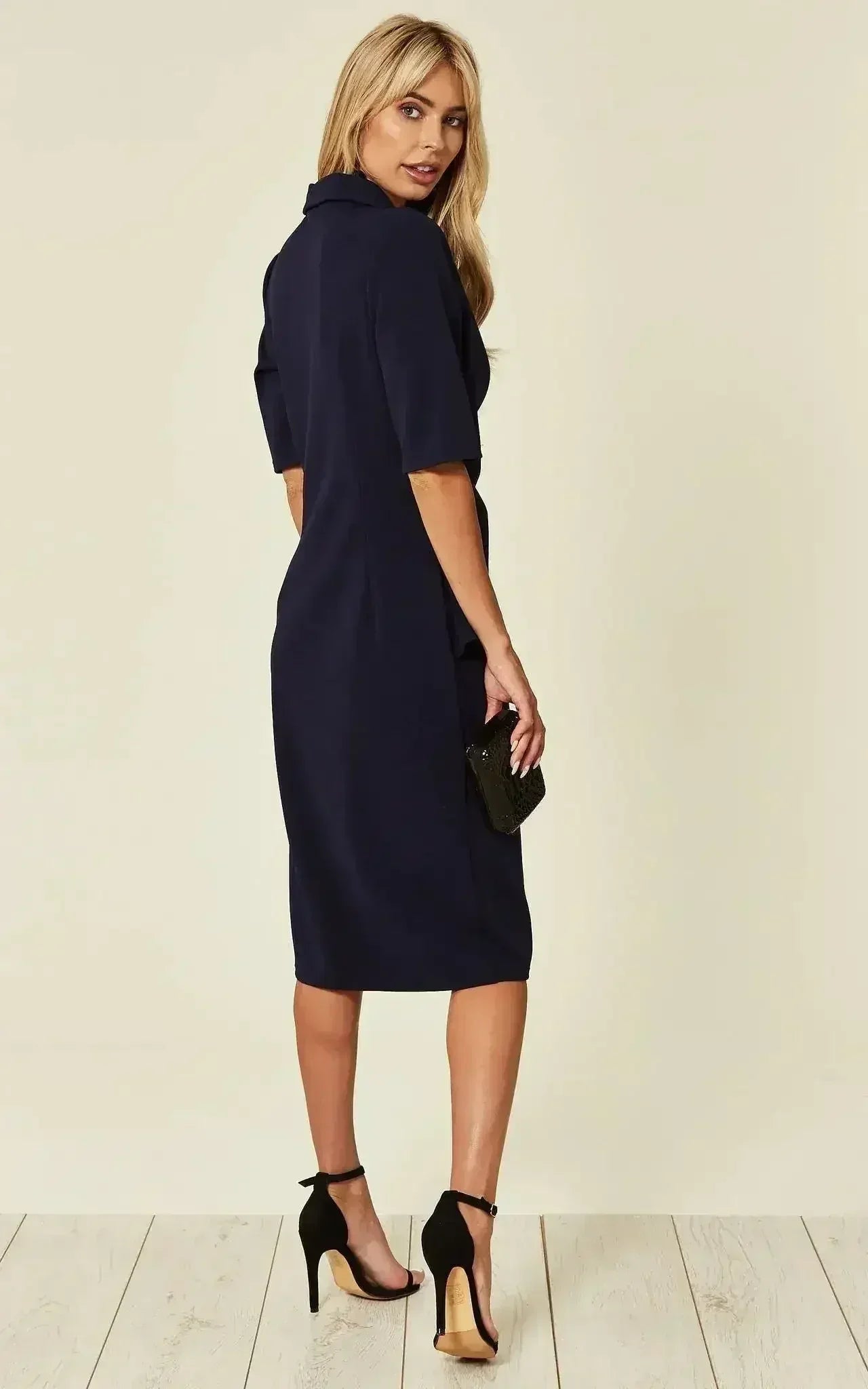 Robe cache-cœur blazer Diane