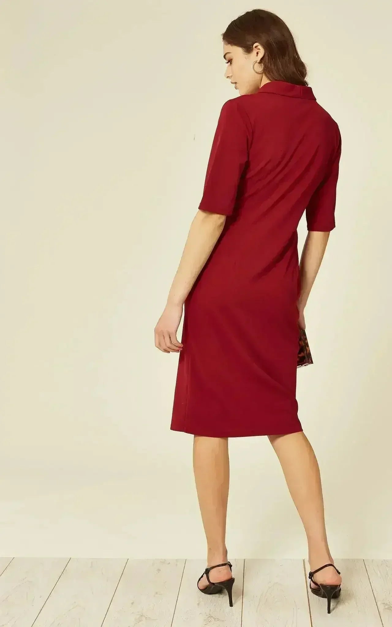 Robe cache-cœur blazer Diane