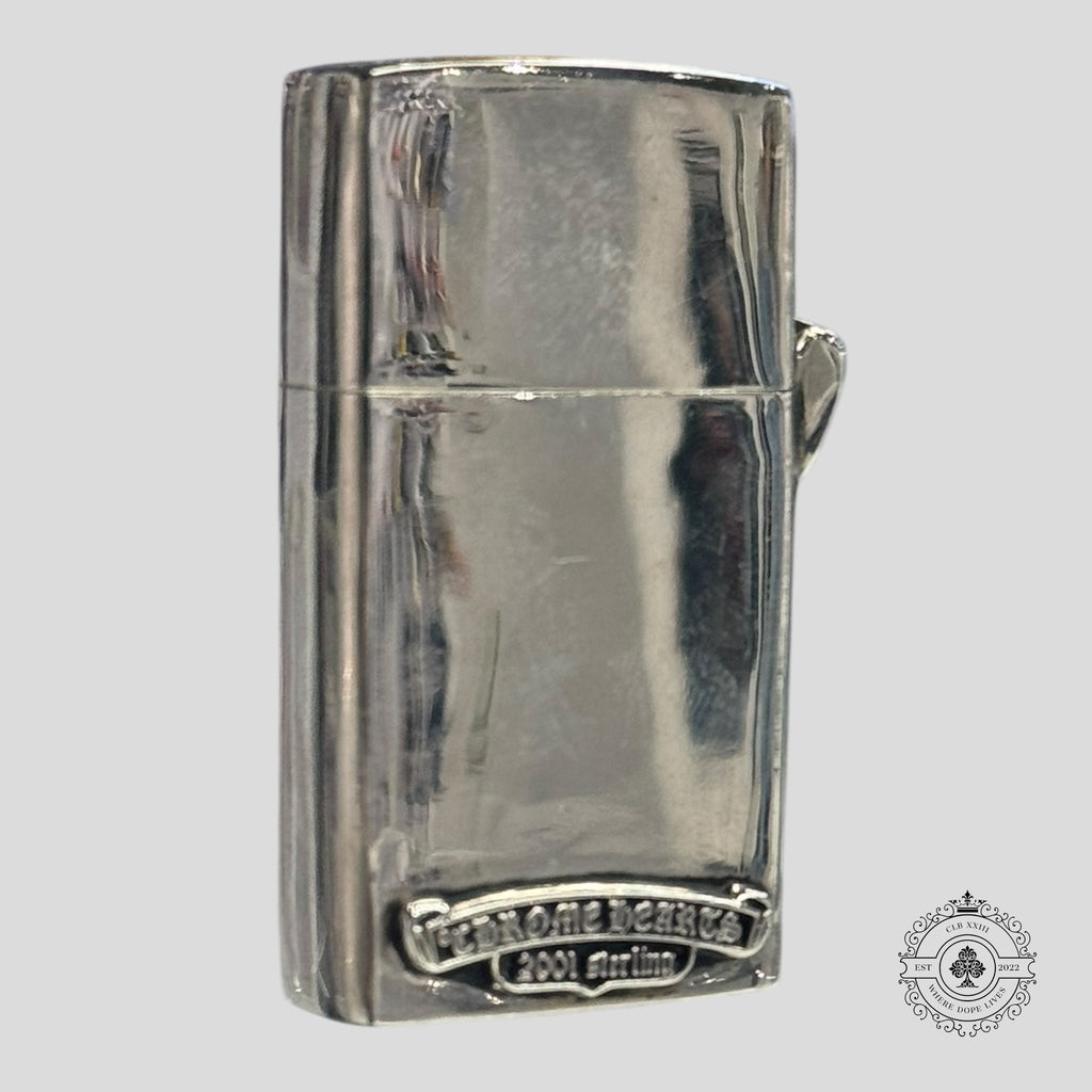 Briquet Zippo Chrome Hearts croix en argent