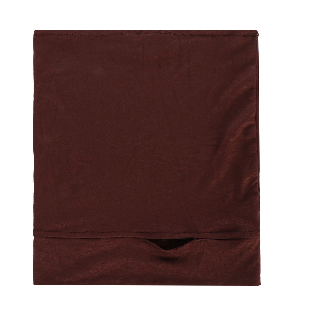 Nouveau Hijab en coton doux, turban respirant à nouer sous l'écharpe, hijab intérieur extensible élégant avec trou pour les oreilles, turban léger, casquettes de hijab rondes devant, bonnet turban pour femme