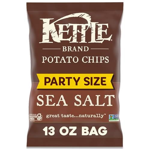 Kettle Brand Croustilles, Croustilles cuites à la marmite saveur sel marin, 368 g