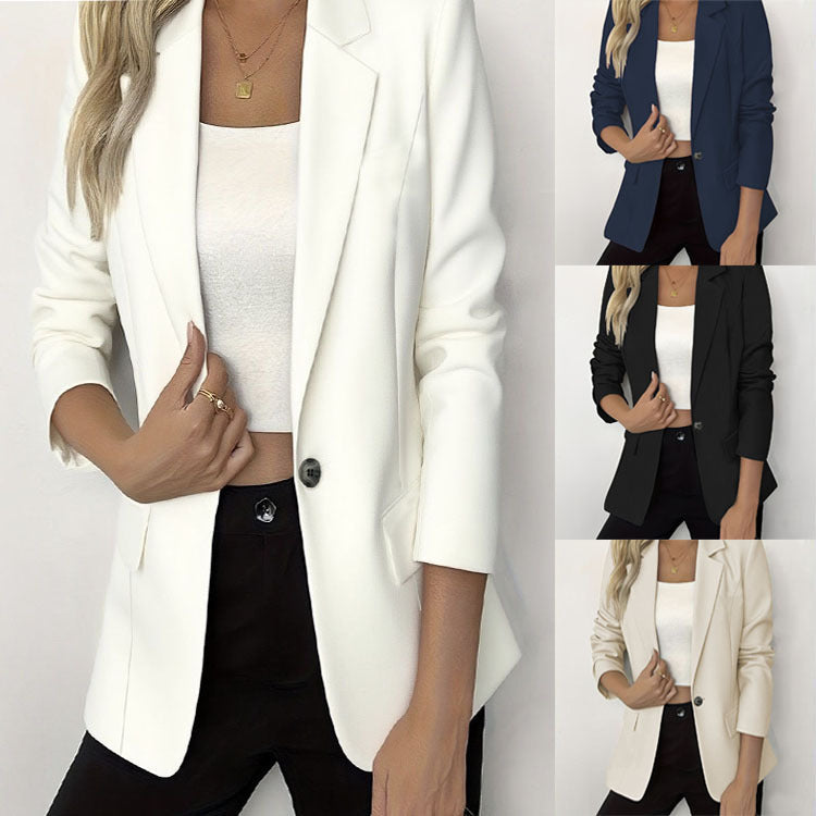 Veste boutonnée à manches longues – 4 couleurs, du S au 3XL