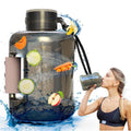 Bouteille d'eau à hydrogène portable rechargeable grande capacité 1,5 L – Électrolyse rapide en 6 minutes