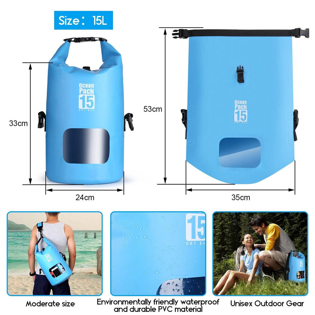 Sac étanche léger de 15L