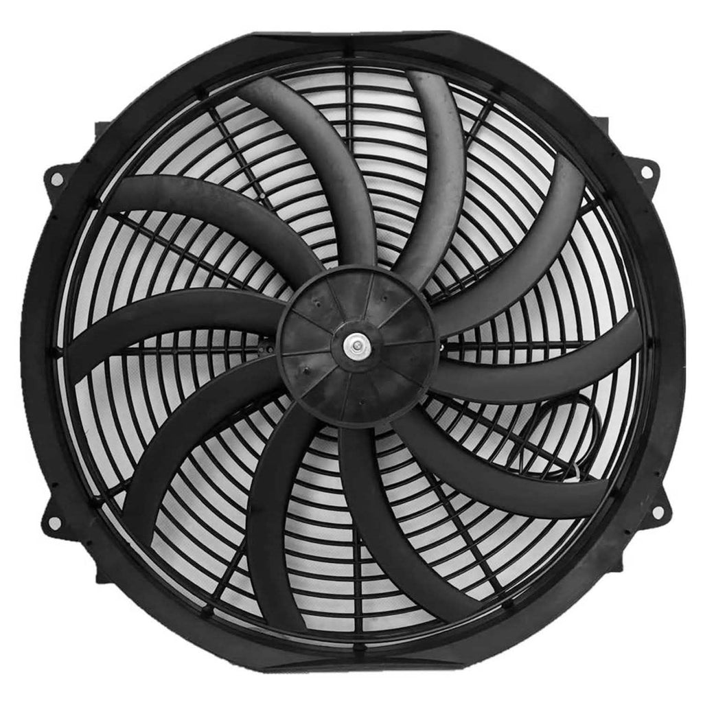 Ventilateur électrique de refroidissement de radiateur 16" 12V 120W 10 pales avec kit de thermostat de voiture