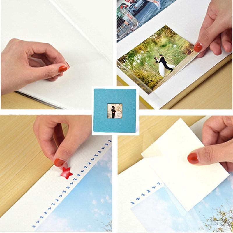 Album photo en lin de 16 pouces à faire soi-même, cadeau d'anniversaire pour amoureux, photos de mariage, album photo de bébé, scrapbooking, albums de scrapbooking, cadeau d'anniversaire de famille pour couple