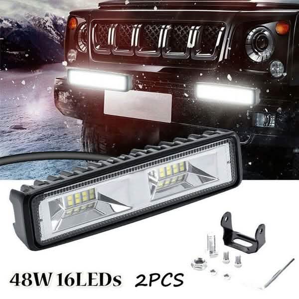 16 LED 48 W DRL Phare de travail LED Lampe de conduite