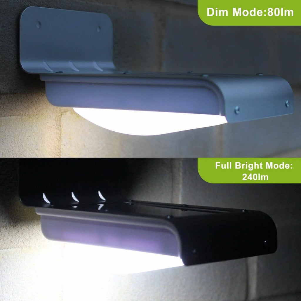 16 lampes solaires murales d'extérieur à LED
