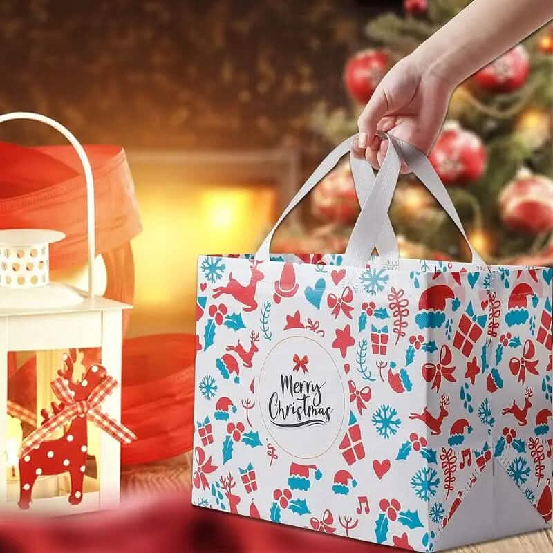 16 pièces : Grands sacs de courses réutilisables en non-tissé