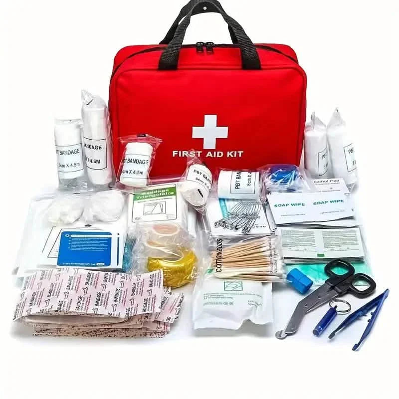 Trousse de premiers secours polyvalente et portable de 160 pièces - Fournitures d'urgence essentielles