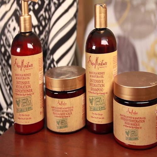 Masque hydratant intensif au miel de Manuka et à l'huile de Mafura Sheamoisture, 340 g