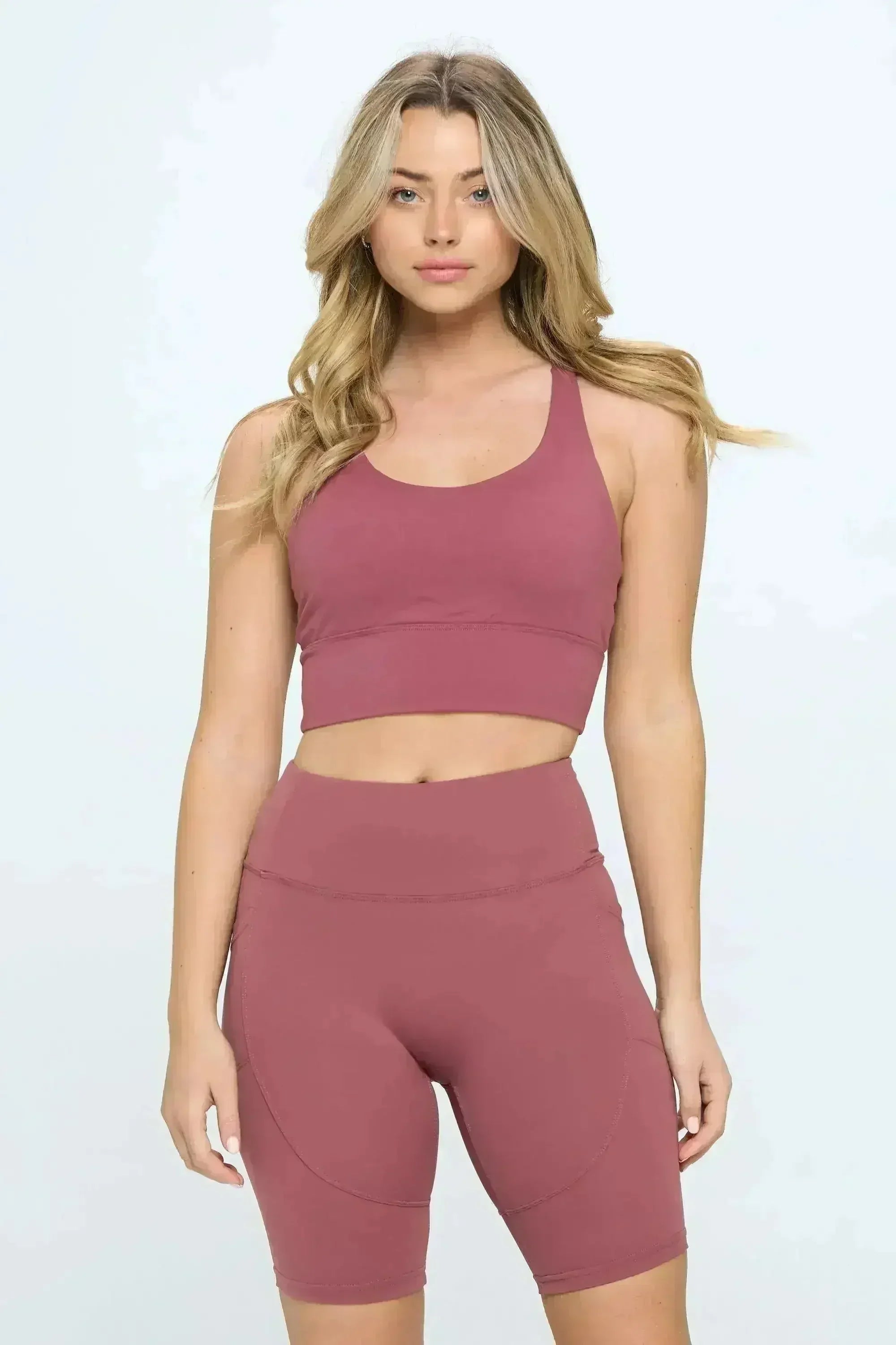 Soutien-gorge de sport à dos croisé