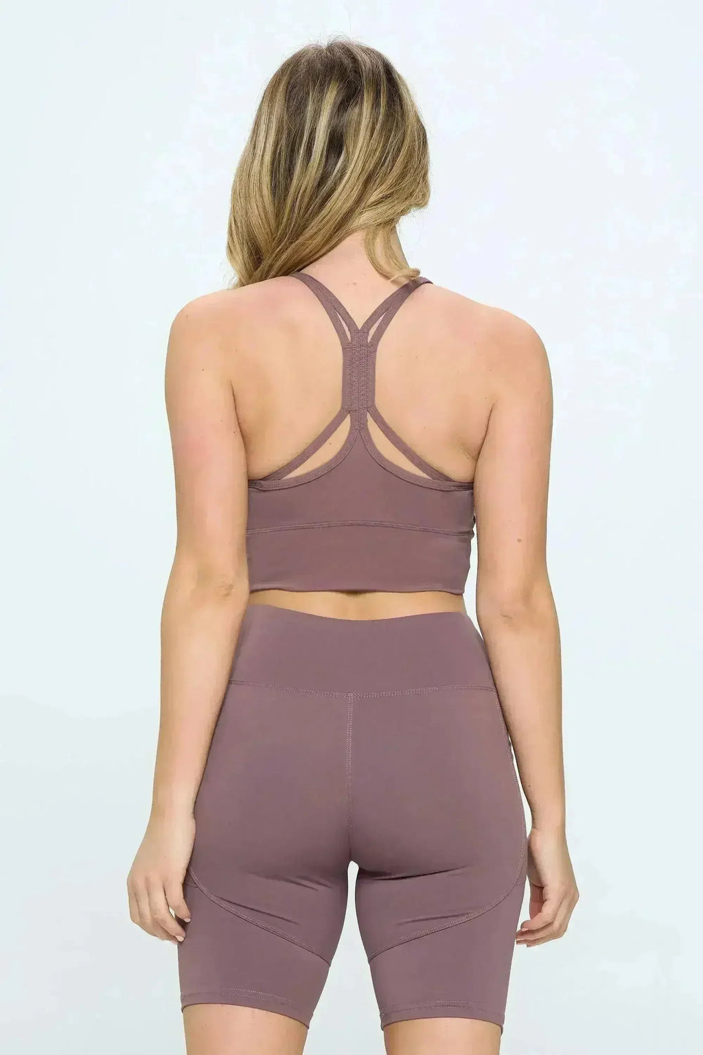 Soutien-gorge de sport à dos croisé