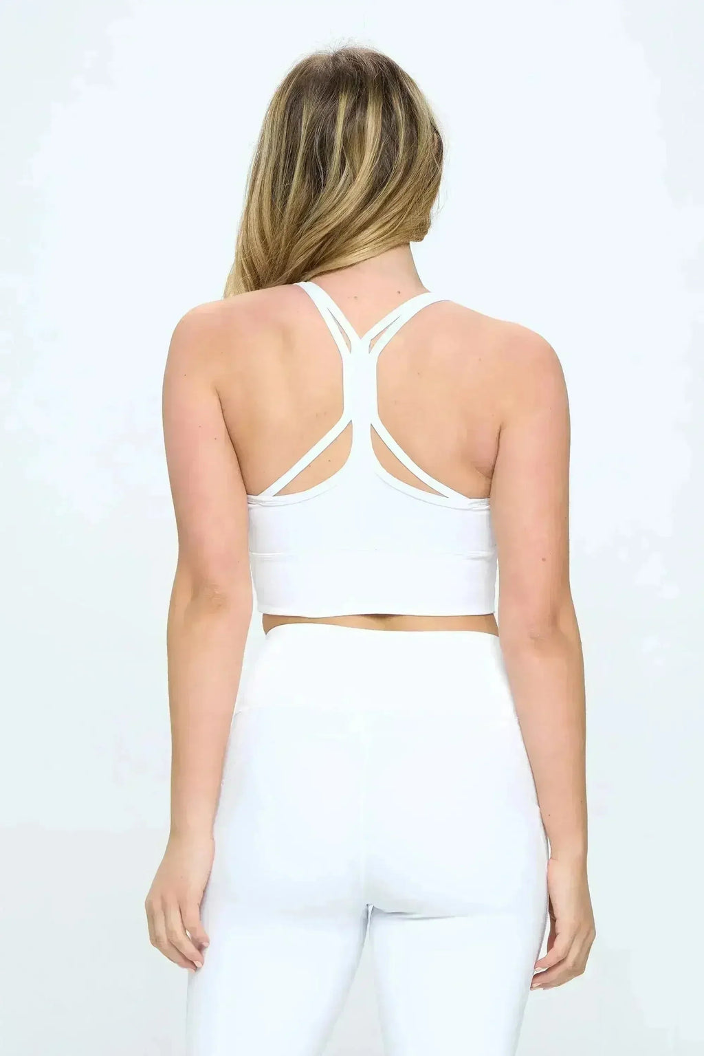 Soutien-gorge de sport à dos croisé