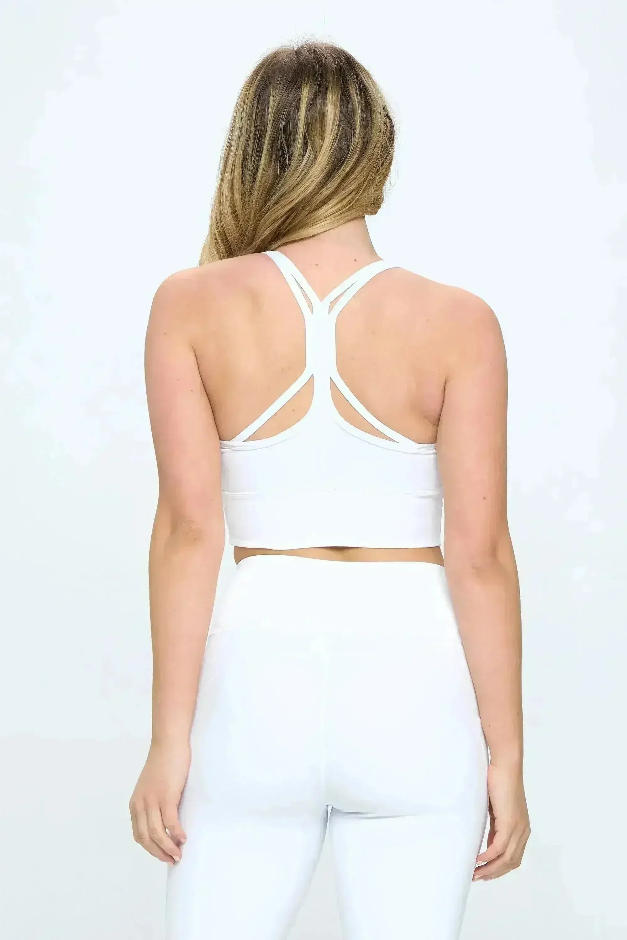 Soutien-gorge de sport à dos croisé
