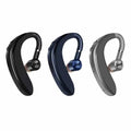 Écouteur Bluetooth V5.0 unique à rotation pour téléphone, conception sans fil supra-auriculaire, son stéréo et confort amélioré, longue portée sans fil, écouteur avec micro, casque antibruit, port indolore.