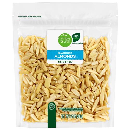 Amandes blanchies effilées Simple Truth 340 g