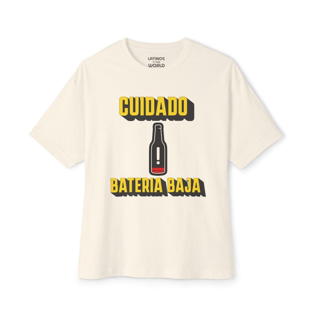 Cuidado Bateria Baja Cerveza Beer Funny Low Battery Latino T-shirt | T-shirts Viraux Pour Bars | Unisexe - 3 Couleurs