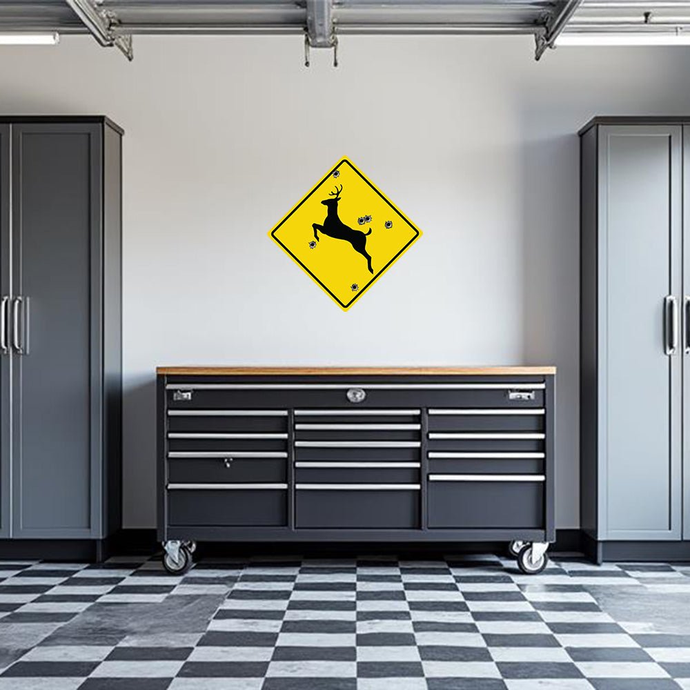 Autocollant mural de garage "Passage de cerfs"
