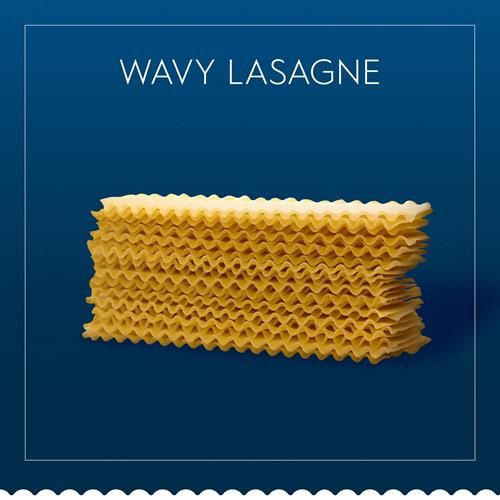 Pâtes Lasagnes Ondulées Barilla, Boîte de 453 g - Pâtes sans OGM Faites avec de la Semoule de Blé Dur - Pâtes Certifiées Casher