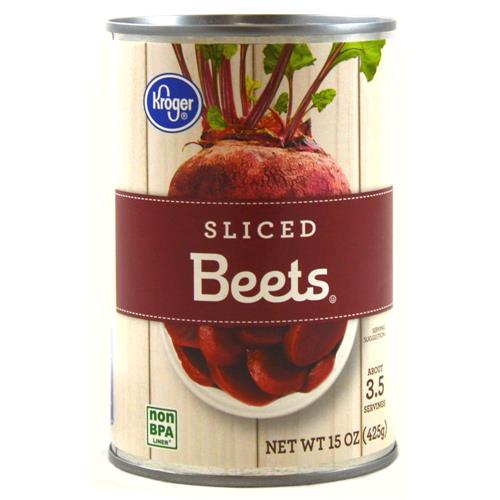 Betteraves tranchées Kroger 15 oz