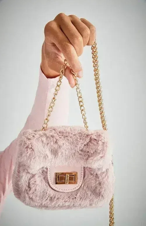 Sac Micro en Fourrure Végétalienne - Mini Sac Convertible | Femstylo