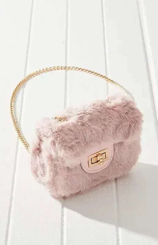 Sac Micro en Fourrure Végétalienne - Mini Sac Convertible | Femstylo