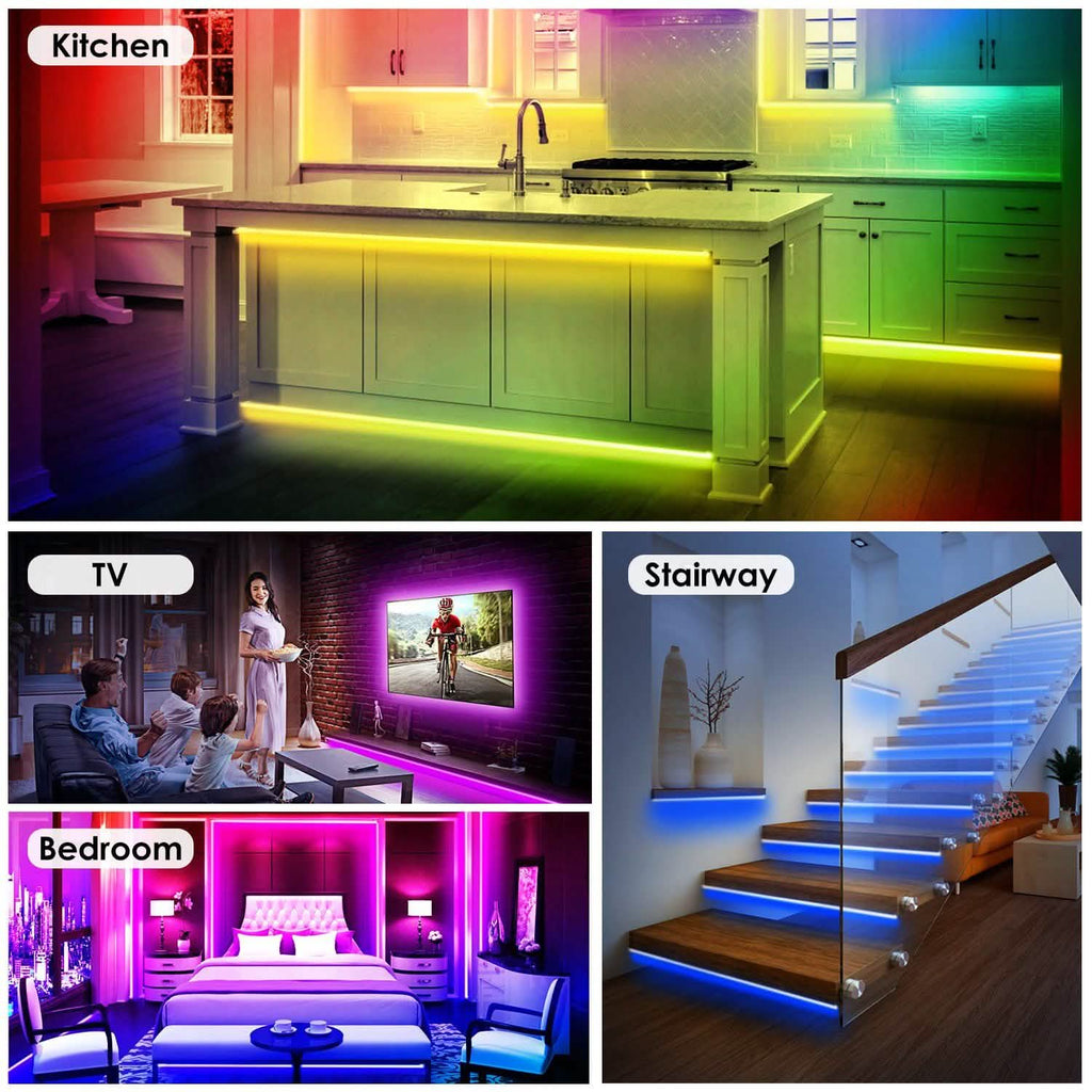 Lampe à changement de couleur RGB 150 LED de 5 mètres