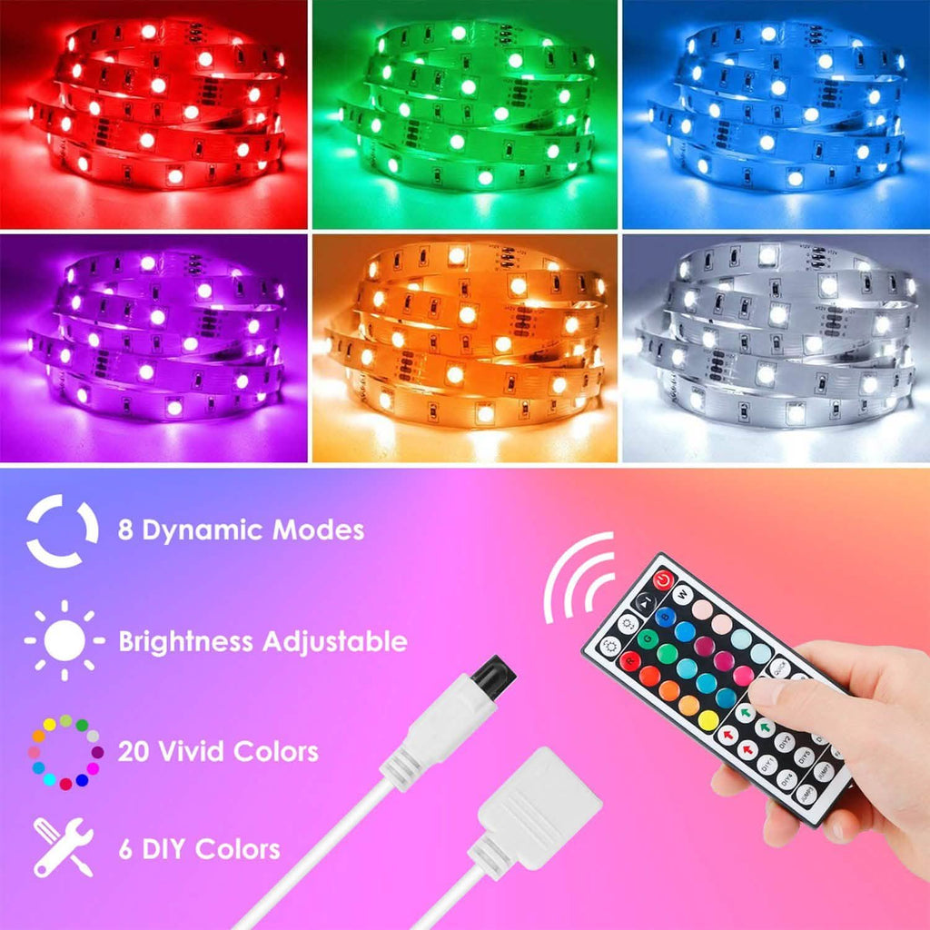 Lampe à changement de couleur RGB 150 LED de 5 mètres