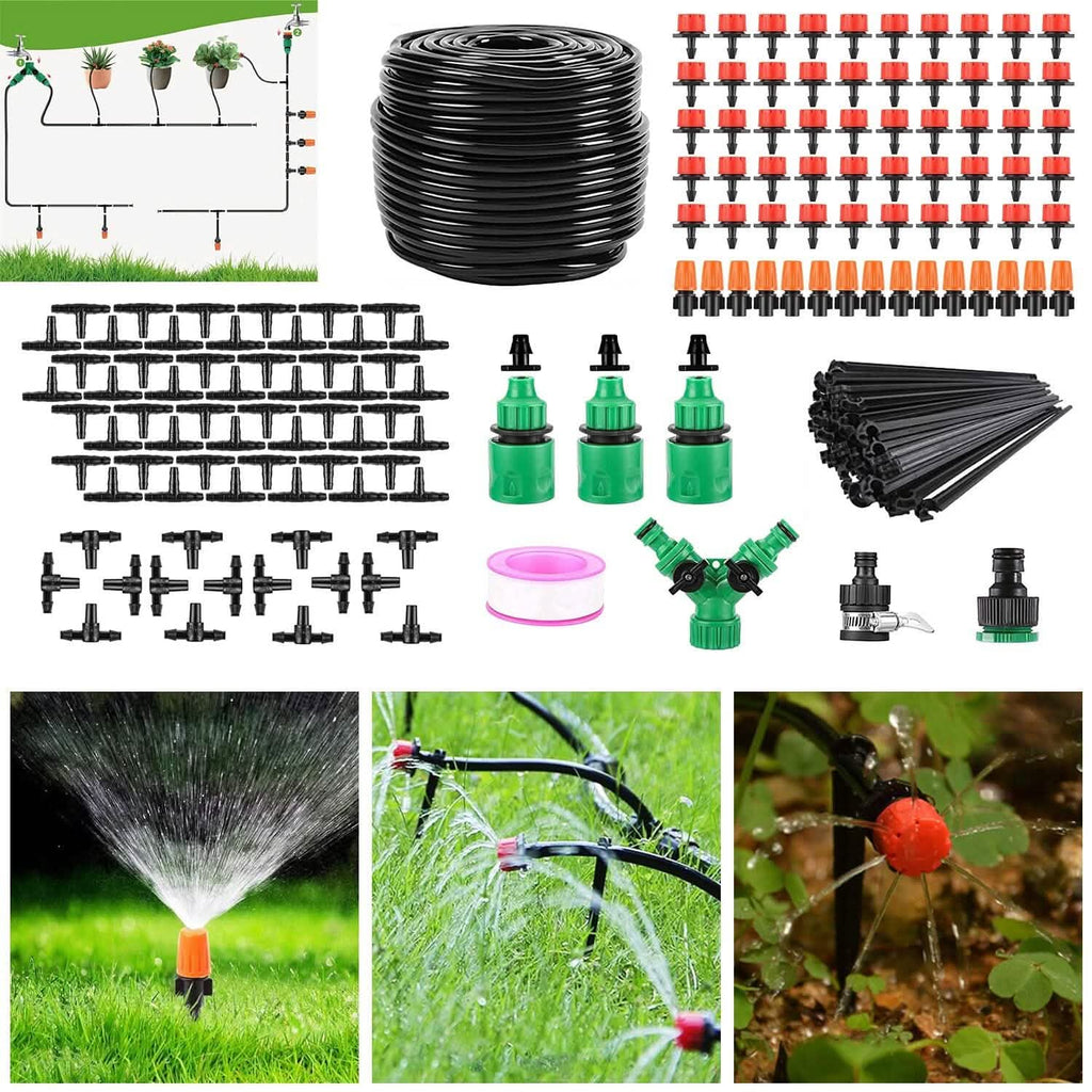 Kit d'irrigation goutte-à-goutte de 50 m Système d'arrosage automatique pour jardin