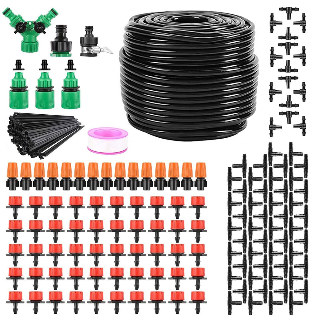 Kit d'irrigation goutte-à-goutte de 50 m Système d'arrosage automatique pour jardin