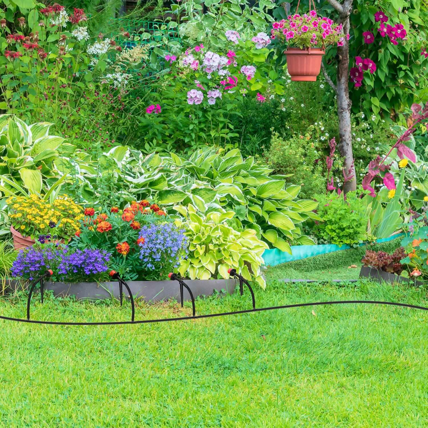 Kit d'irrigation goutte-à-goutte de 50 m Système d'arrosage automatique pour jardin