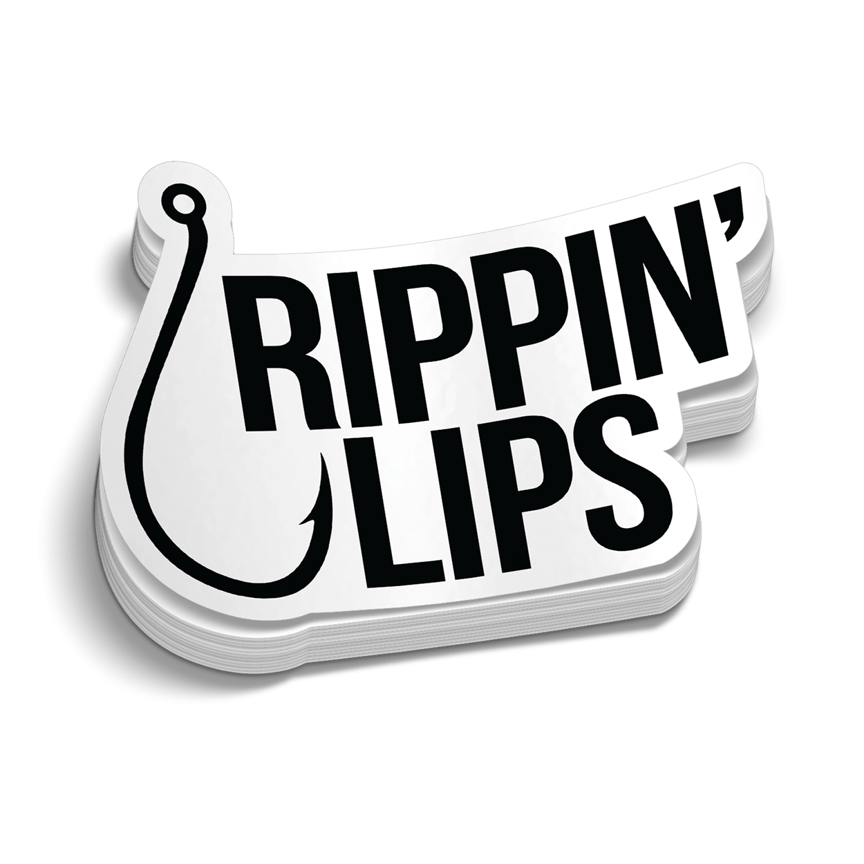 Autocollant de casque « Rippin' Lips »
