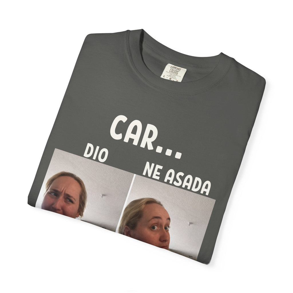 T-shirt Cardio vs Carne Asada | Mème à réaction contrastée en deux panneaux | T-shirts viraux latinos