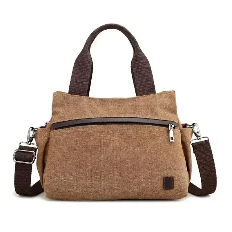 Sac bandoulière en toile vintage pour femme
