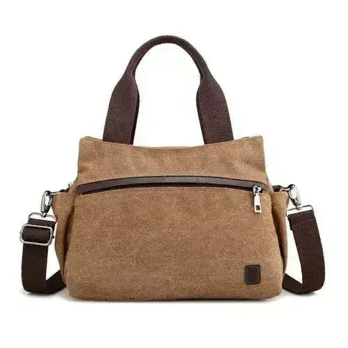 Sac bandoulière en toile vintage pour femme