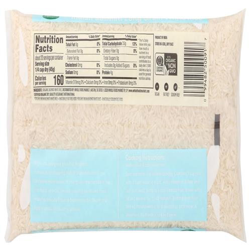 Whole Foods Market, Riz Basmati Blanc Bio Indien, 907 g