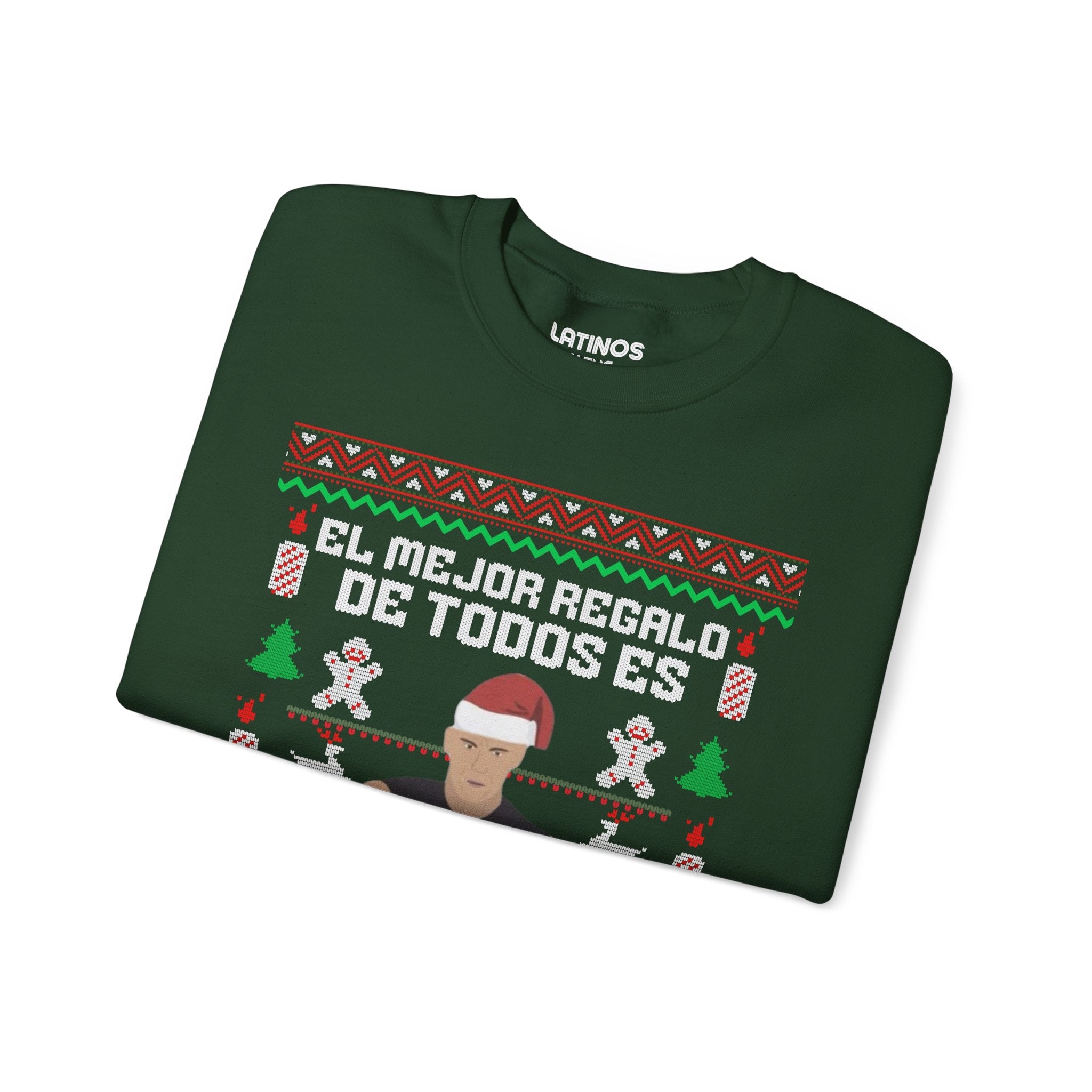 Le meilleur cadeau de tous est la famille Vin Fast Furious Latino Ugly Christmas Sweater | Diesel 3 couleurs