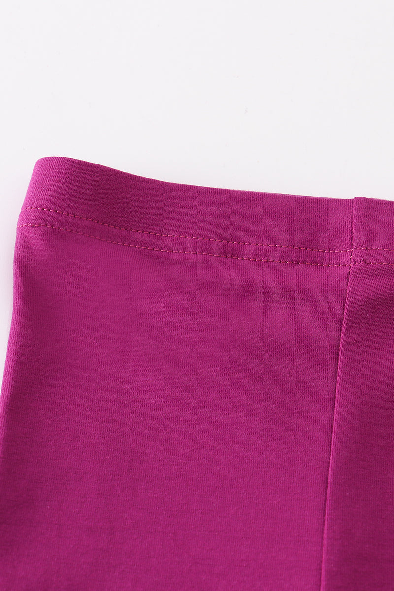 Legging violet évidé