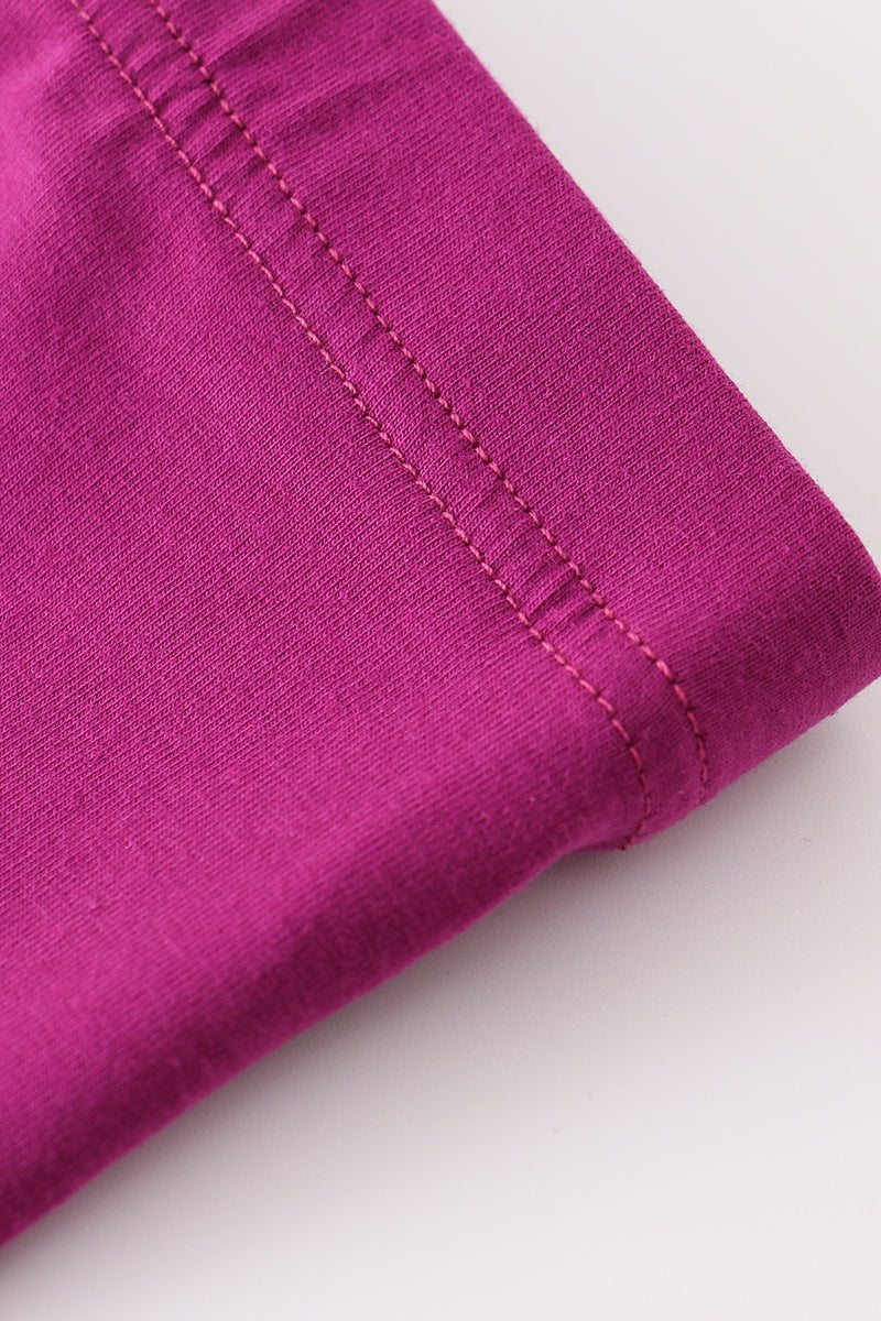 Legging violet évidé