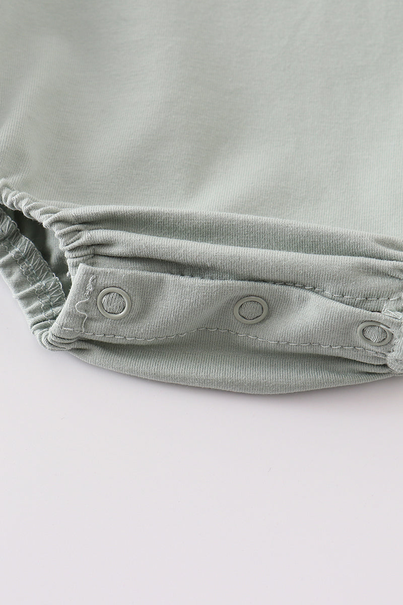 T-shirt basique vierge sauge Adulte Enfants et bébé bulle