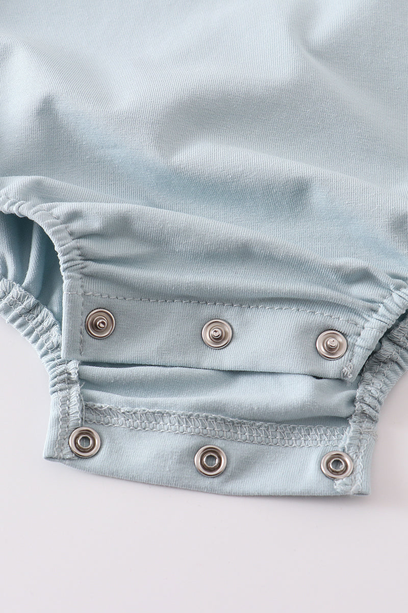 T-shirt uni bleu basique Adultes Enfants et bébés