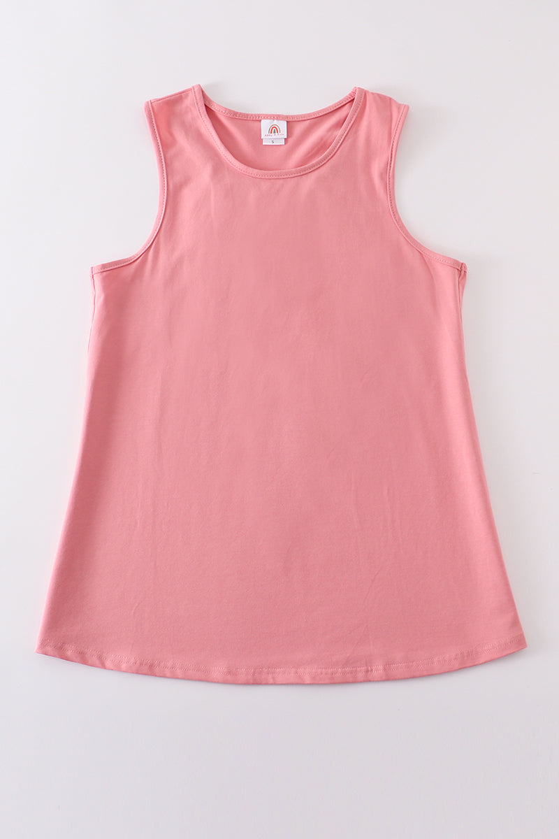 Débardeur mauve uni basique pour enfants, adolescents et adultes