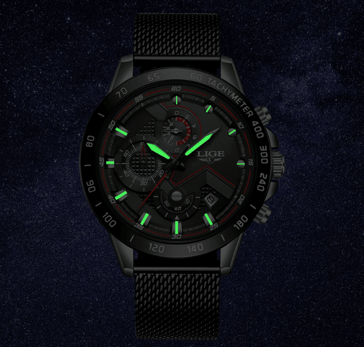 Montre Sport Étanche Homme Avec Bracelet En Acier Inoxydable Design Unique Cadeau Idéal Pour Votre Homme