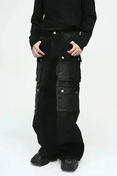 Jean large cargo multipoches