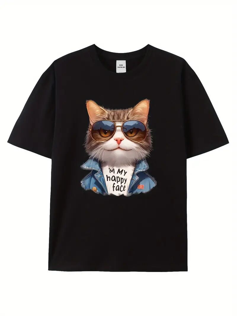 T-shirt imprimé à manches courtes pour homme