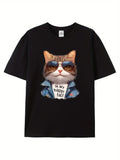 T-shirt imprimé à manches courtes pour homme