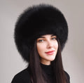 🧢 Casquette d'hiver pour femme en cuir véritable avec protection auditive style ethnique