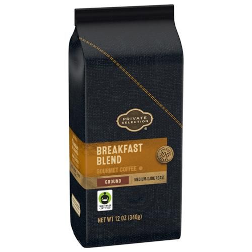 Private Selection Breakfast Blend Medium-Dark Roast Ground Coffee 12 oz