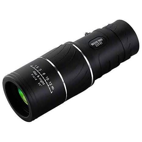 Télescope monoculaire 16x52 avec optiques à double foyer et zoom